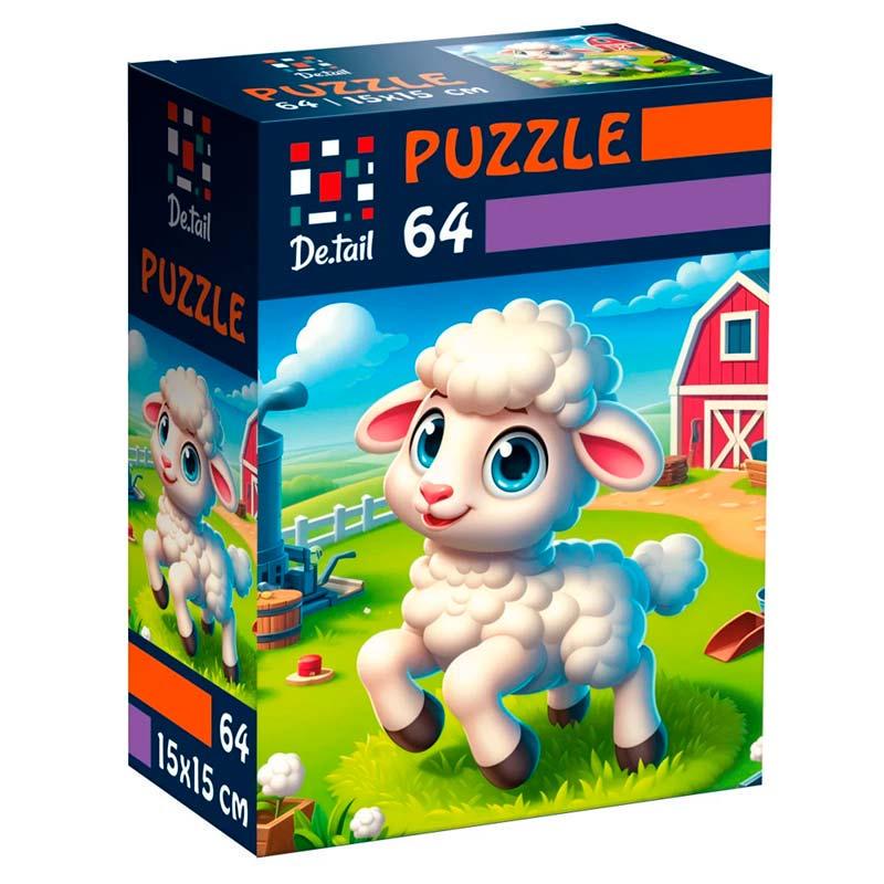 Пазл De.tail Ловкая овечка 64 дет. (DT1234-22) Пазл De.tail Ловкая овечка 64 дет. (DT1234-22)