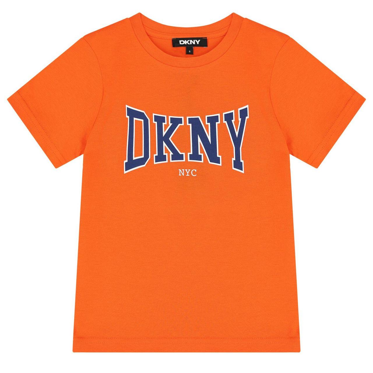 Футболка DKNY 60189 130 см р. 10 Помаранчевий (2922917263)