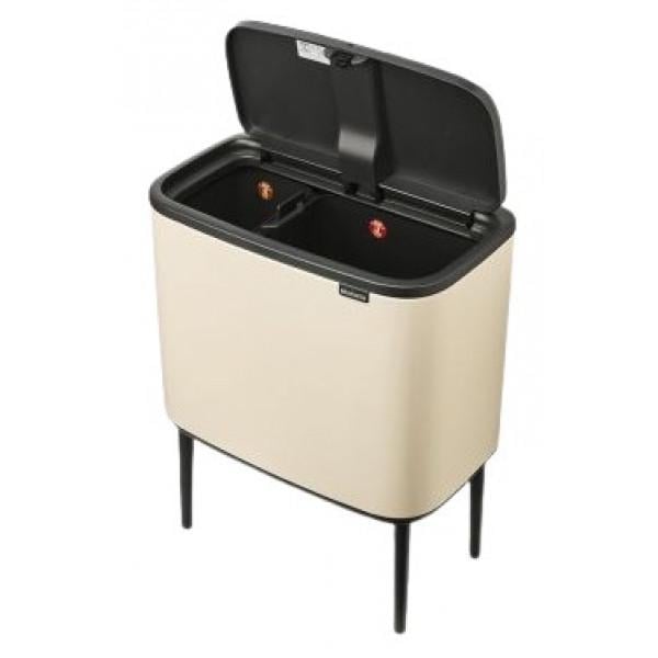 Бак для сміття Brabantia Touch Bin Bo 11+23 л Бежевий (201585) - фото 3