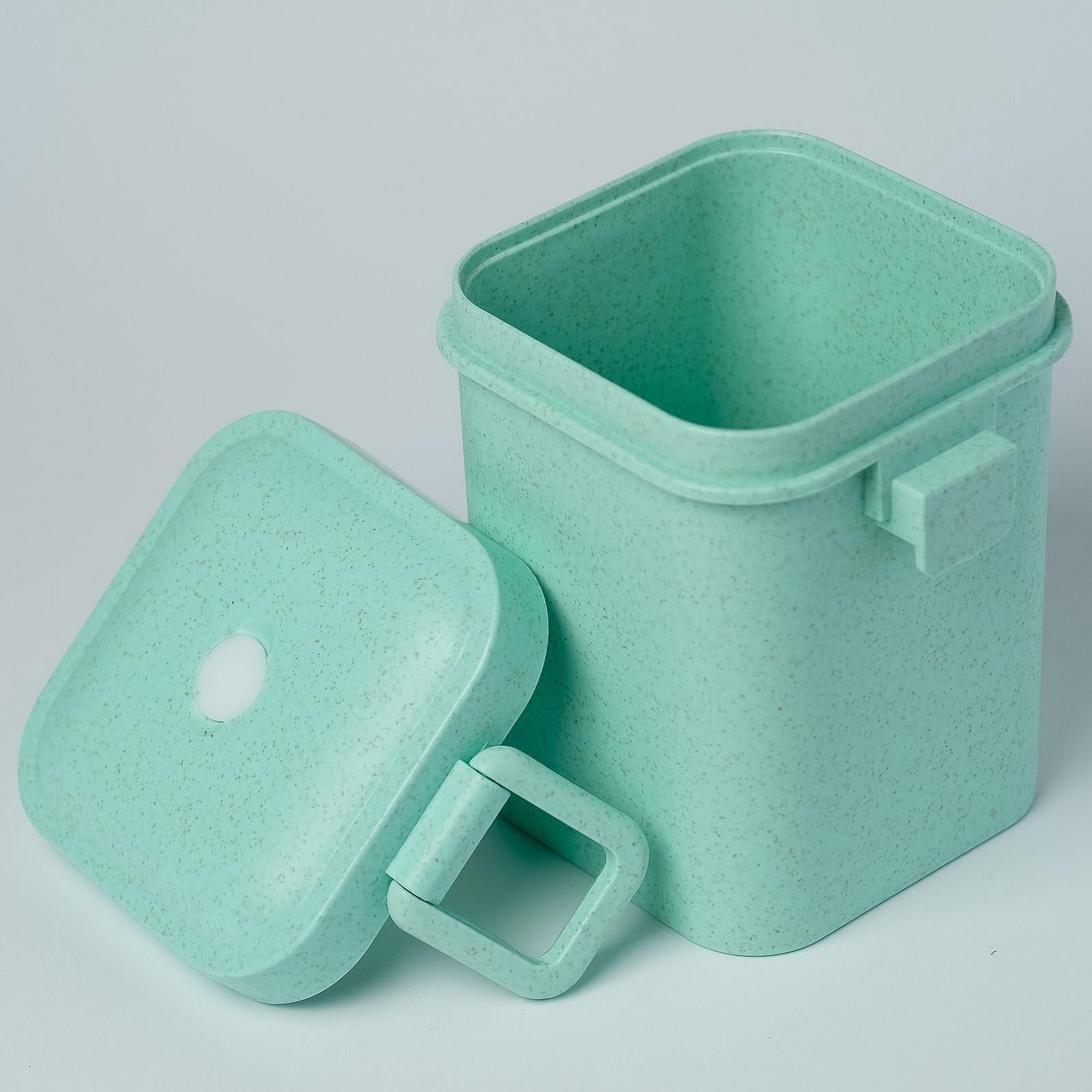 Ланч-бокс Cup из экоматериала 600 мл Бирюзовый (25903360)