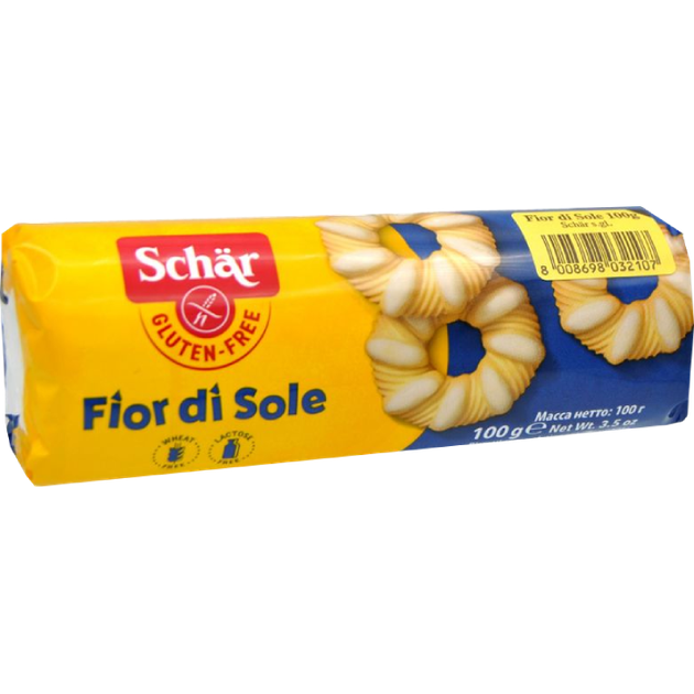 Печиво без глютену Dr. Schar Fior di Sole пісочне 100 г (12318134)