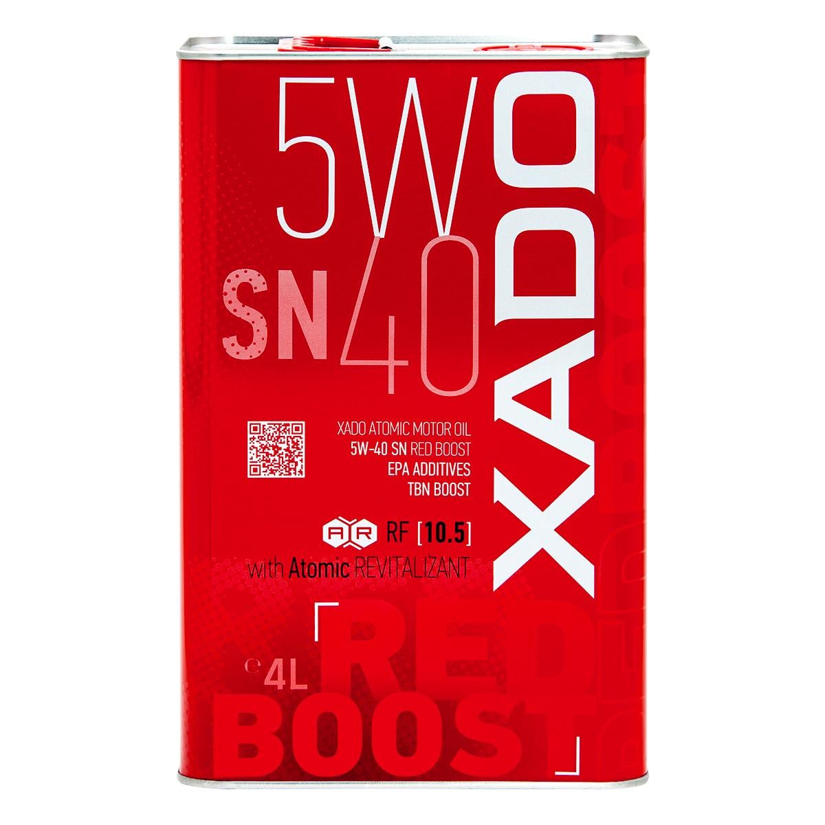 Моторне масло Xado Atomic Oil Red Boost 5W-40 4 л (ХА 26269)