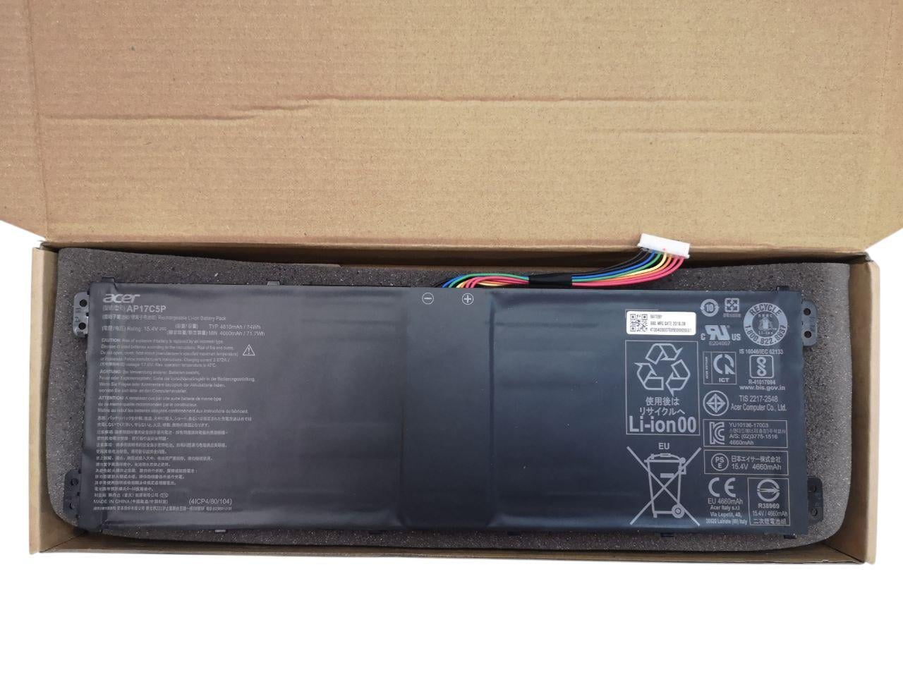 Аккумулятор для Acer Predator Helios 500/PH517-51/PH517-61/AP17C5P 4810 mAh 74Wh
