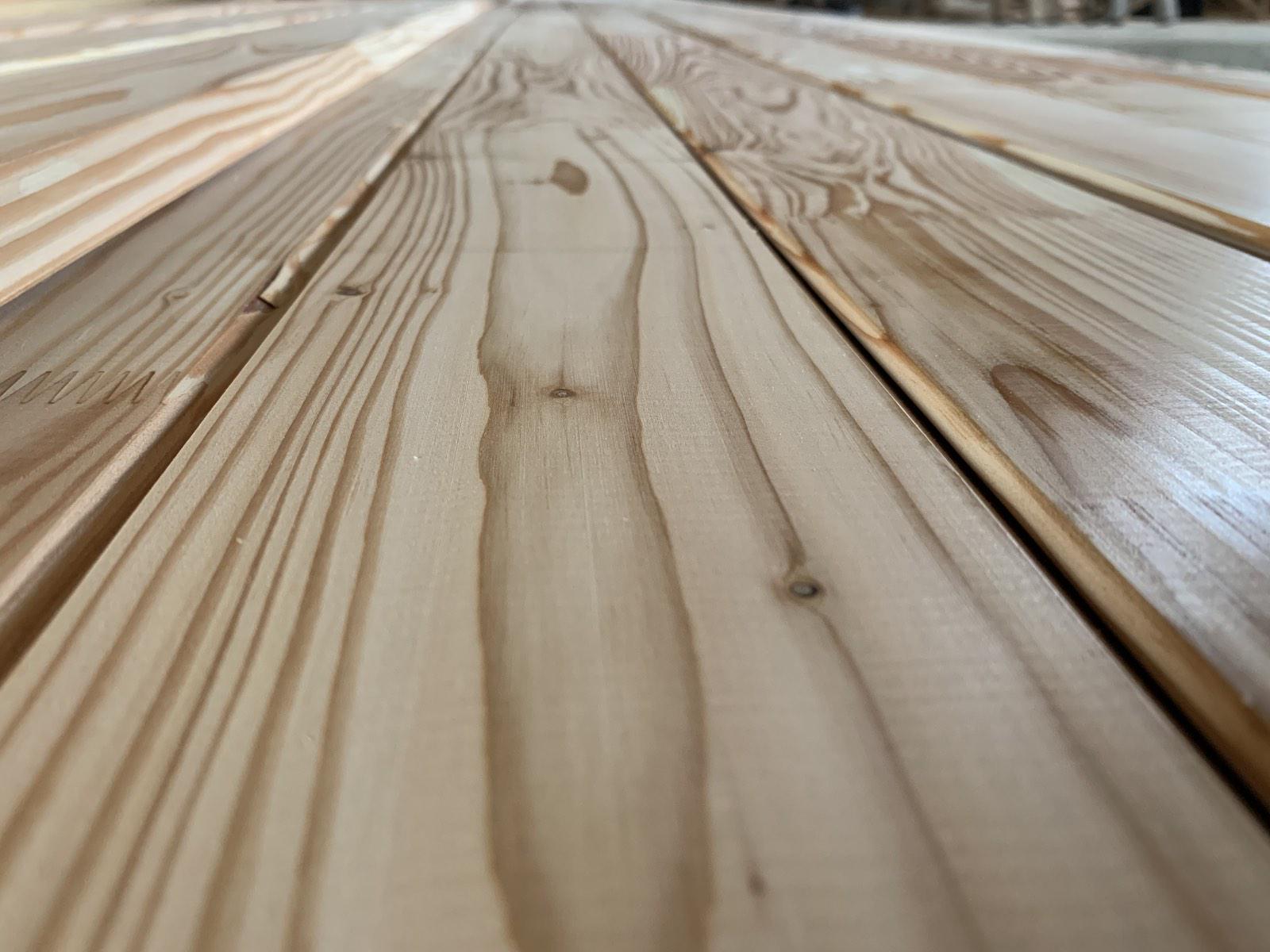 Планкен лиственница 19x120x3000 мм (195) - фото 2