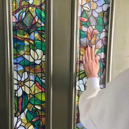 Декоративные наклейки на окно 2 шт. (G00284) - фото 4 Декоративные наклейки на окно 2 шт. (G00284) - фото 4