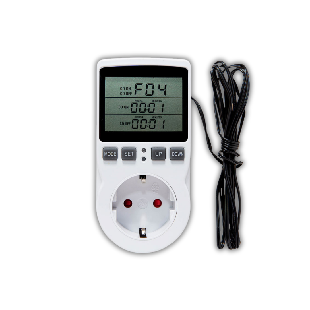 Терморегулятор розеточный с таймером 16 А (30297761)