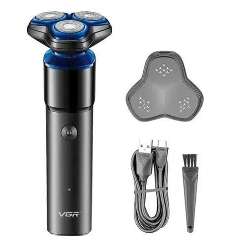 Електробритва-шейвер VGR -325 для чоловіків роторна для вологого/сухого гоління IPX6 (2271720386)