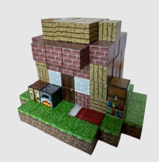 Конструктор Magnetic Cube Хатина з цегли з магнітними елементами 122 шт. (2104618676) - фото 11 Конструктор Magnetic Cube Хатина з цегли з магнітними елементами 122 шт. (2104618676) - фото 11