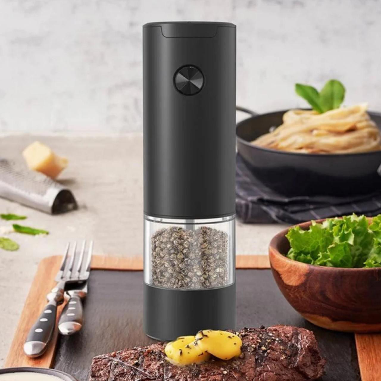 Электромльница для специй с подсветкой на батарейках (782379B) - фото 3