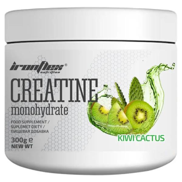 Креатин моногидрат IronFlex Creatine Monohydrate Kiwi/Cactus 300 г/120 порций (24159909)