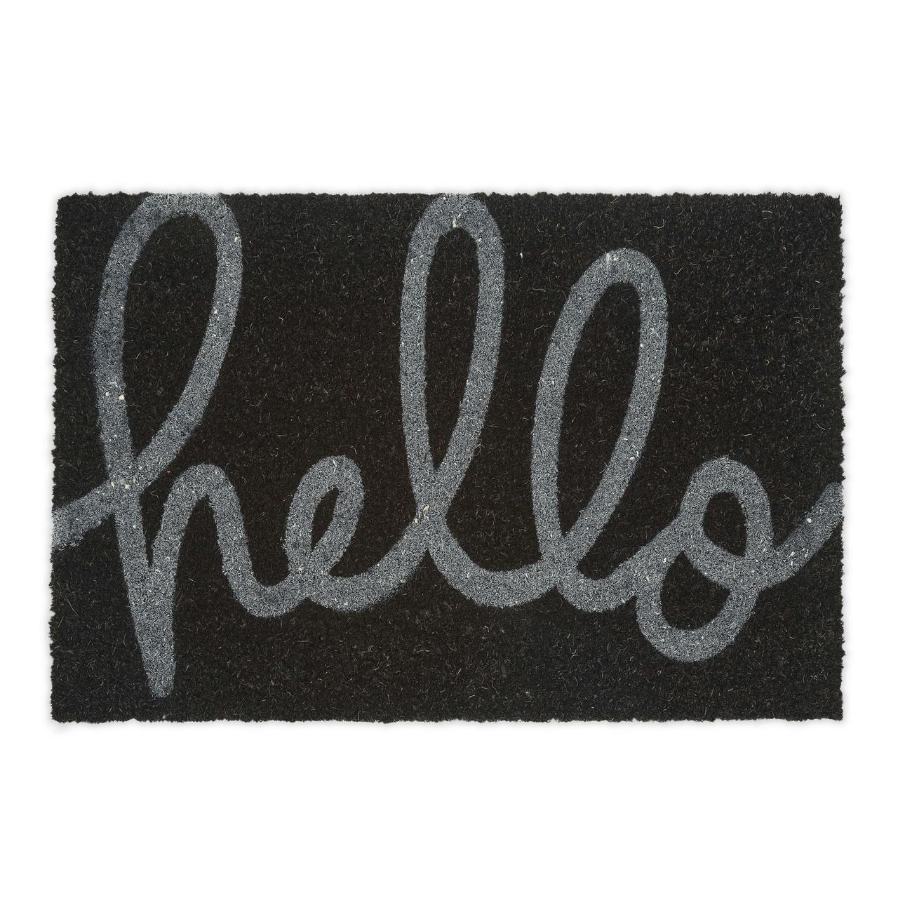 Коврик Relaxdays Hello из кокосового волокна 60x40 см (10039068)