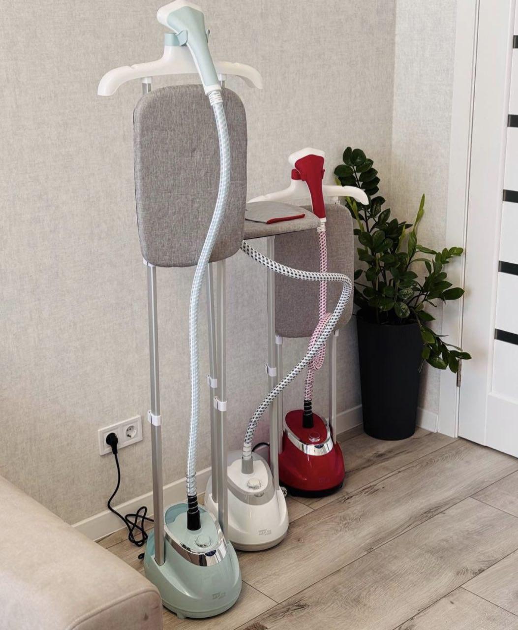 Відпарювач для одягу вертикальний з вішалкою Zepline ZP-129 3000 Вт Червоний (MUL0449) - фото 9