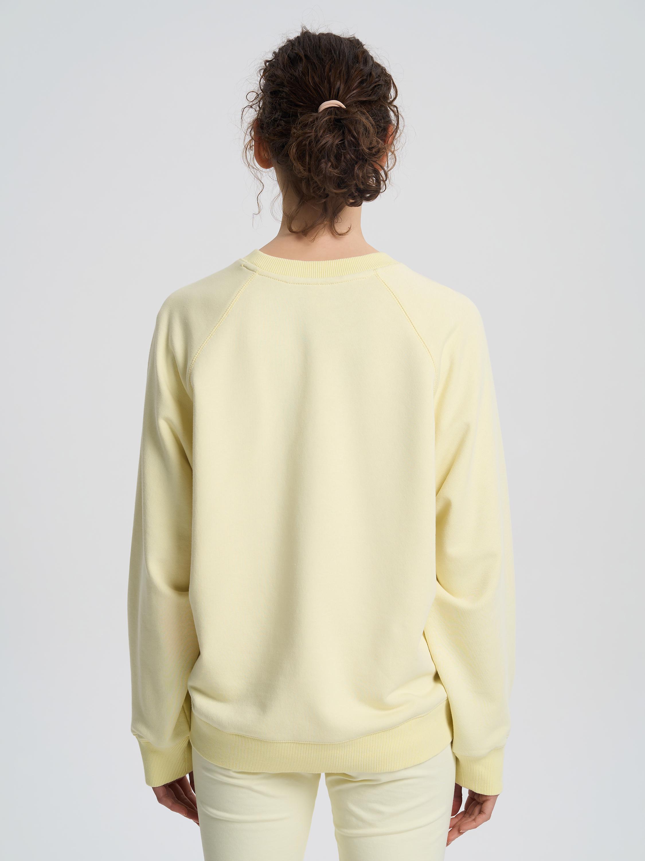 Світшот-реглан жіночий укорочений ROZA 231111 M Ніжно-жовтий (4824005718922) - фото 2 Світшот-реглан жіночий укорочений ROZA 231111 M Ніжно-жовтий (4824005718922) - фото 2