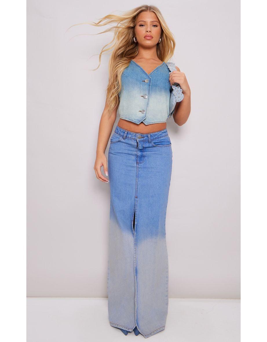 Жилет Pretty Little Thing CNF4542 р. 34 Голубой