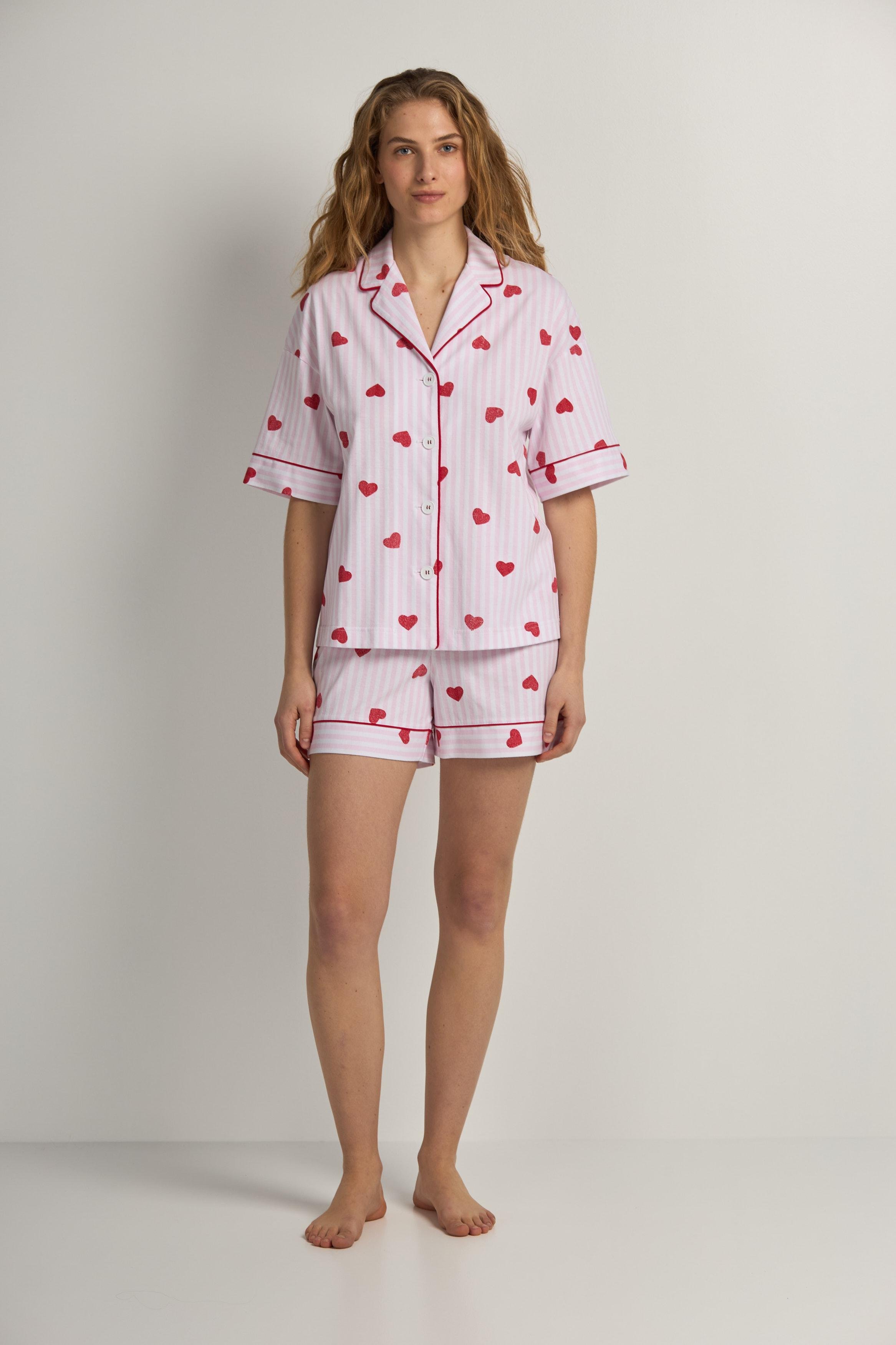 Пижама женская Ellen Loveu Lpk 5570/07/01 S Бело-розовый