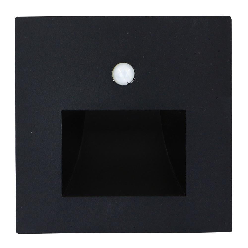 Світильник сходовий світлодіодний HOROZ ELECTRIC LED DIAMOND 1W 4200K Нейтральне світло/Чорний (101633)