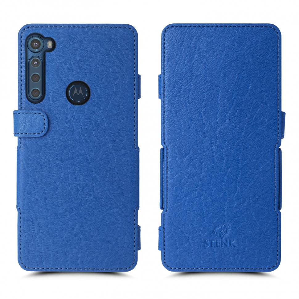 Чохол книжка Stenk Prime для Motorola One Fusion Plus Ярко-синий (66976)