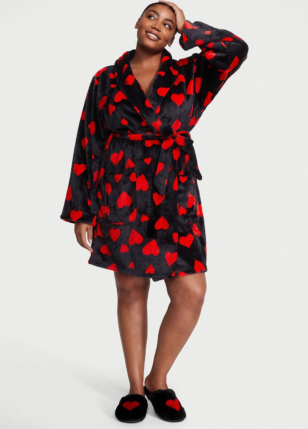 Халат Victoria's Secret M/L Черный (15600190955QCXM/L)