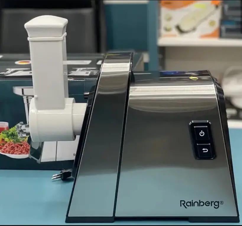 Мясорубка-соковыжималка с шинковкой Rainberg 3800W металлическая - фото 4 Мясорубка-соковыжималка с шинковкой Rainberg 3800W металлическая - фото 4