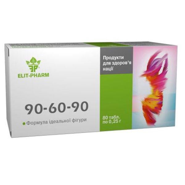 Екстракт для схуднення Elit-Pharm 90-60-90 80 табл. (000025274)