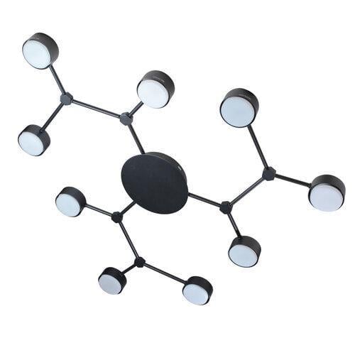 Потолочный светильник ETRON Orion X GX53 9x15 Вт Черный (1-EDR-8478)