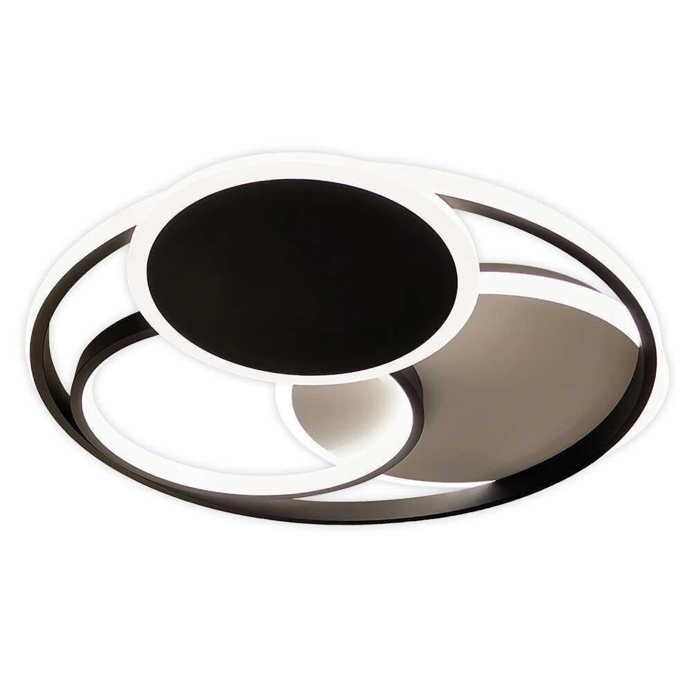 LED-светильник Violux Smart SPINER круг 100W 3000/6000K 7000 Lm Черный (27712647)