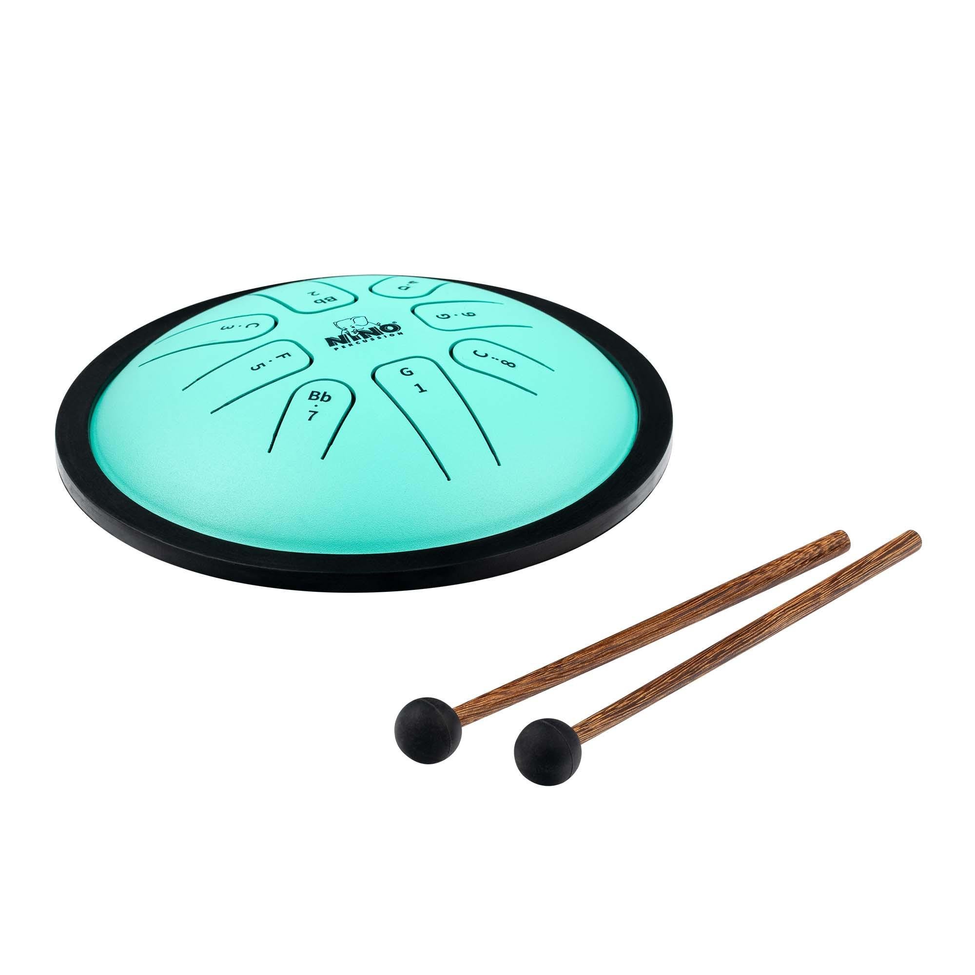 Глюкофон Meinl Nino Steel Tongue Drum NINO982 7" Mint Green (128484)