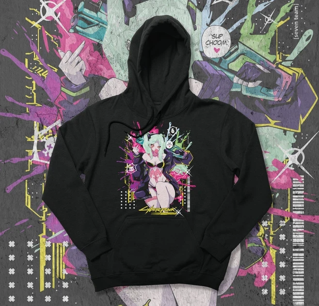 Худи для подростка мальчика с принтом Cyber Punk Rebecca 160 см (Anime11166)