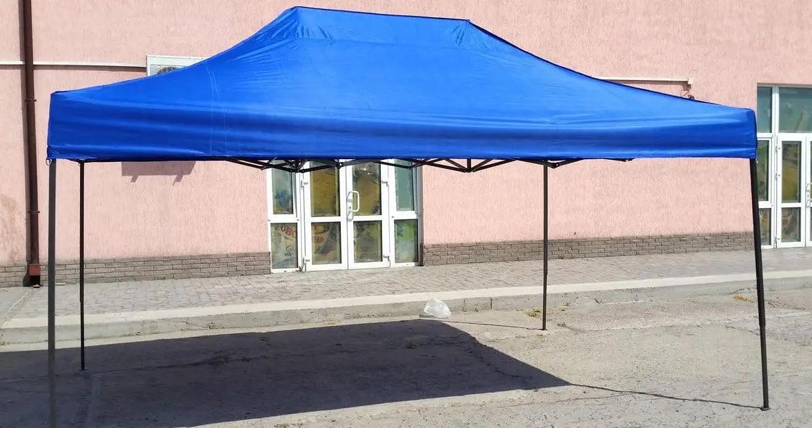 Намет шатер розсувний 3х4,5 м Синій (4750) - фото 4 Намет шатер розсувний 3х4,5 м Синій (4750) - фото 4