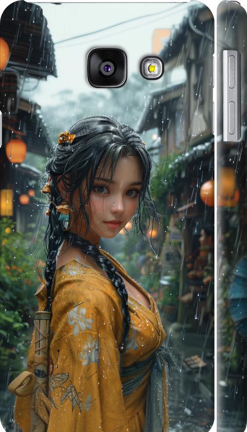 Чехол на Samsung Galaxy A3 (2016) A310F Anime-girl (6133m-159-42517)