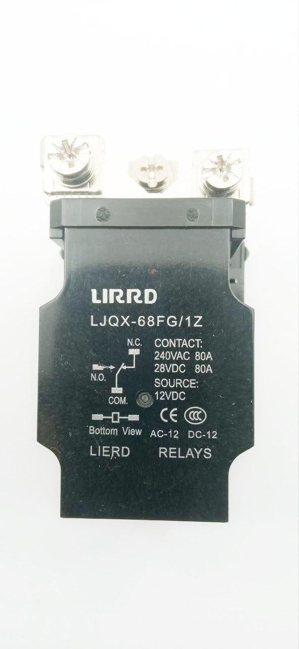 Реле LIRRD LJQX-68FG/1Z 12VDC 80A 1C (34345) Реле LIRRD LJQX-68FG/1Z 12VDC 80A 1C (34345)
