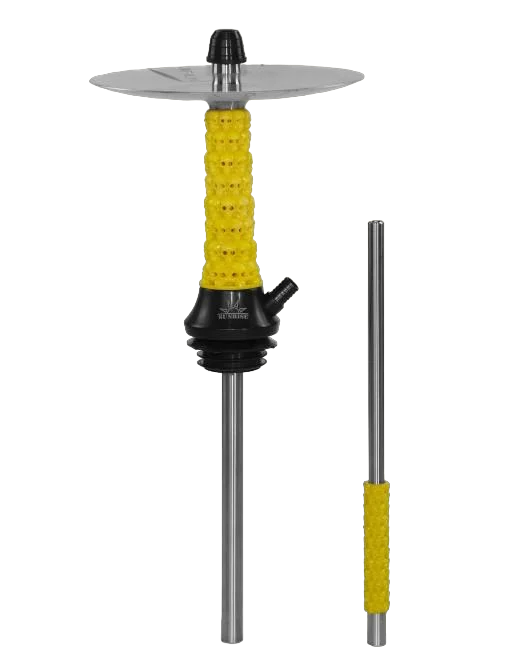 Шахта для кальянов Sunrise Hookah Windskull Lite и блюдце/мунштук Светло-желтый (6865236)