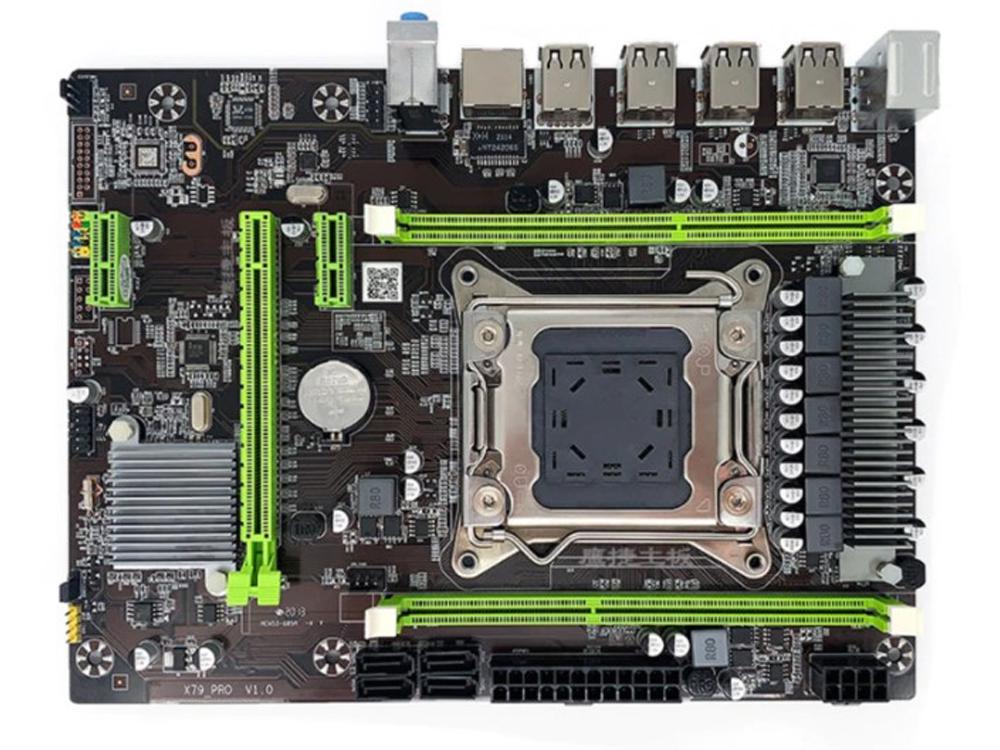 Материнская плата X79 Pro LGA2011 память до 32GB поддержка E52680 для Xeon (1010-204-00) - фото 2