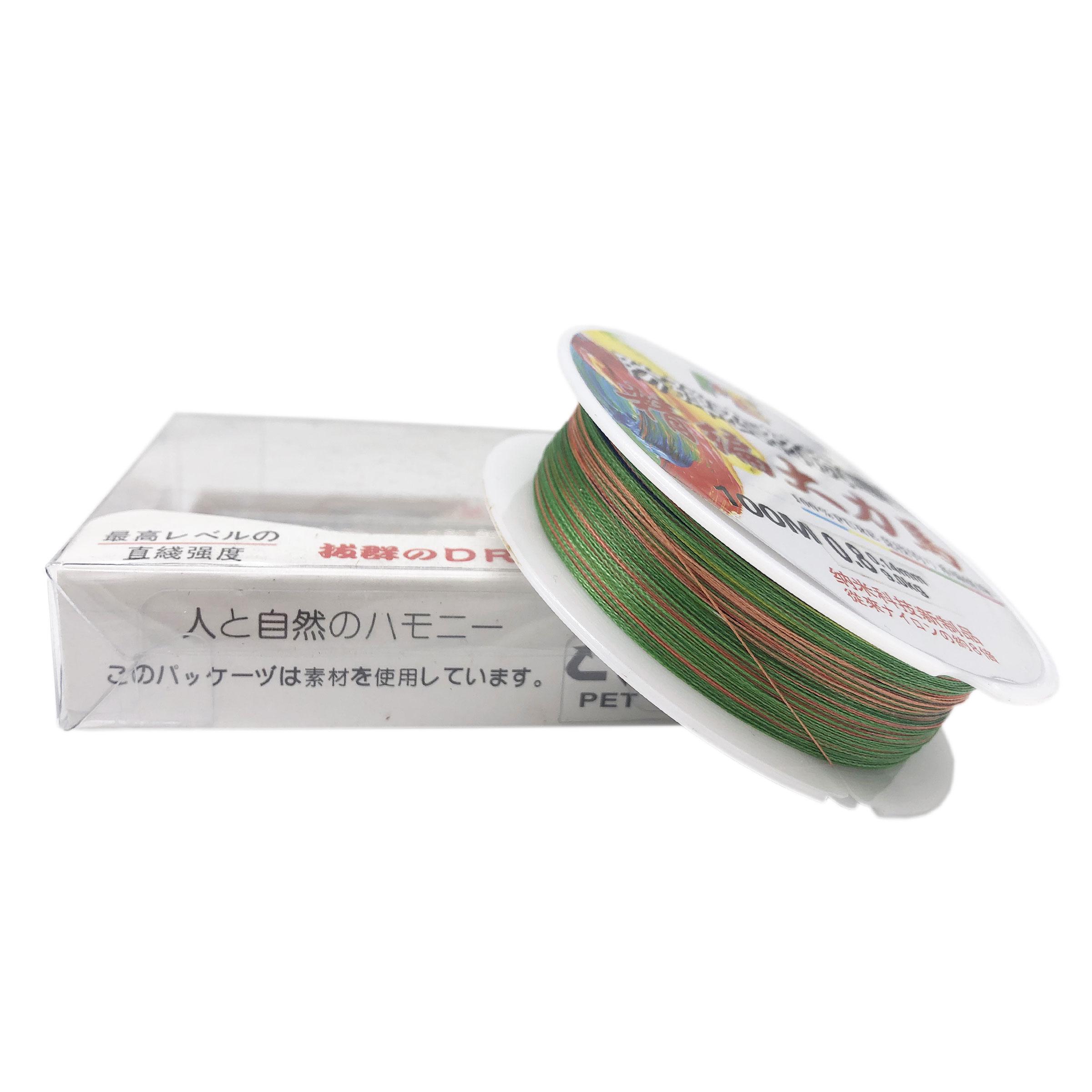 Шнур Aidiao PEx4 0.8 100 м 0,14 мм 9 кг Різнокольоровий (7888) - фото 2