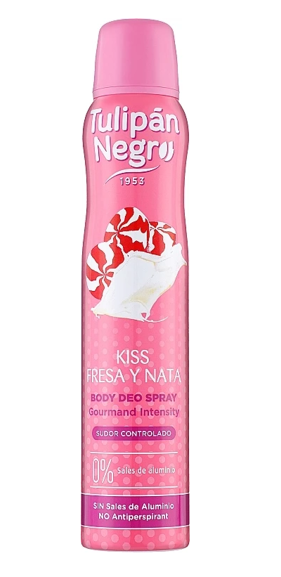 Дезодорант-спрей Tulipan Negro Strawberry Cream Body Deo Spray 200 мл (32123307)