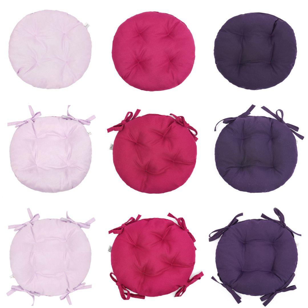 Подушка для стула/кресла/табурета 35х8 см Фиолетовый (1787086415) - фото 7 Подушка для стула/кресла/табурета 35х8 см Фиолетовый (1787086415) - фото 7