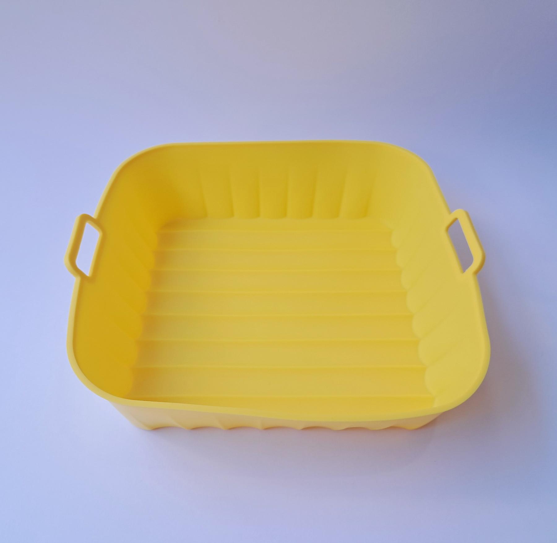 Форма силиконовая для аэрогриля ребристая мультипечи прямоугольная Желтый (SAM-319) - фото 2 Форма силиконовая для аэрогриля ребристая мультипечи прямоугольная Желтый (SAM-319) - фото 2