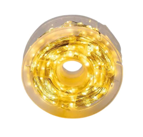 Гирлянда Роса нить с пультом 1000 LED 100 м от сети прозрачный провод Желтый - фото 8 Гирлянда Роса нить с пультом 1000 LED 100 м от сети прозрачный провод Желтый - фото 8