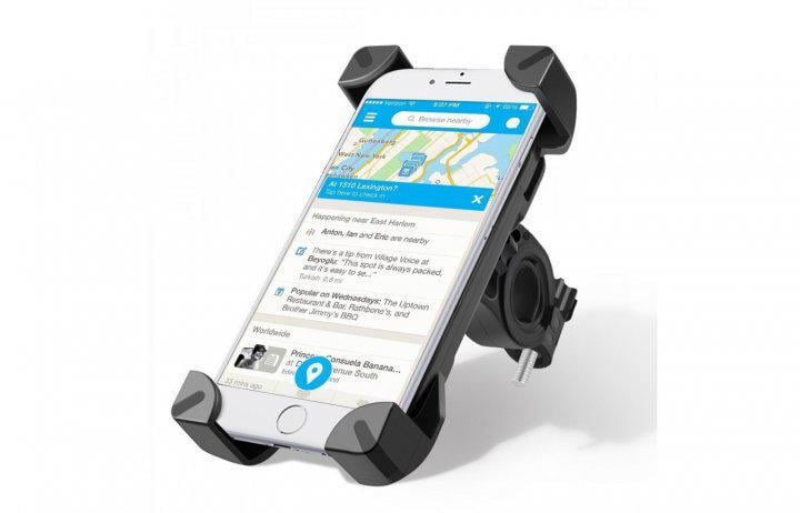 Держатель велосипедный универсальный для смартфона Universal Bike Holder G113 Черный - фото 4