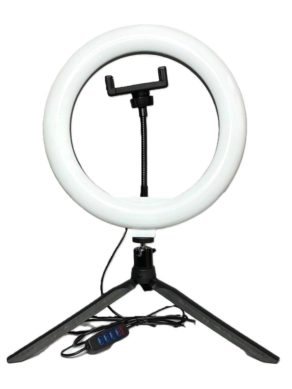 Лампа кільцева CXB-260 USB для фото/відео з настільним штативом-треногою 26 см (27182347) - фото 3 Лампа кільцева CXB-260 USB для фото/відео з настільним штативом-треногою 26 см (27182347) - фото 3