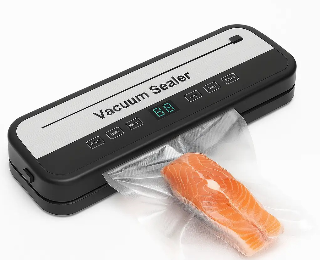 Вакууматор FG-0018 с двойной функцией вакуумирования и запайки Черный (2733845473)