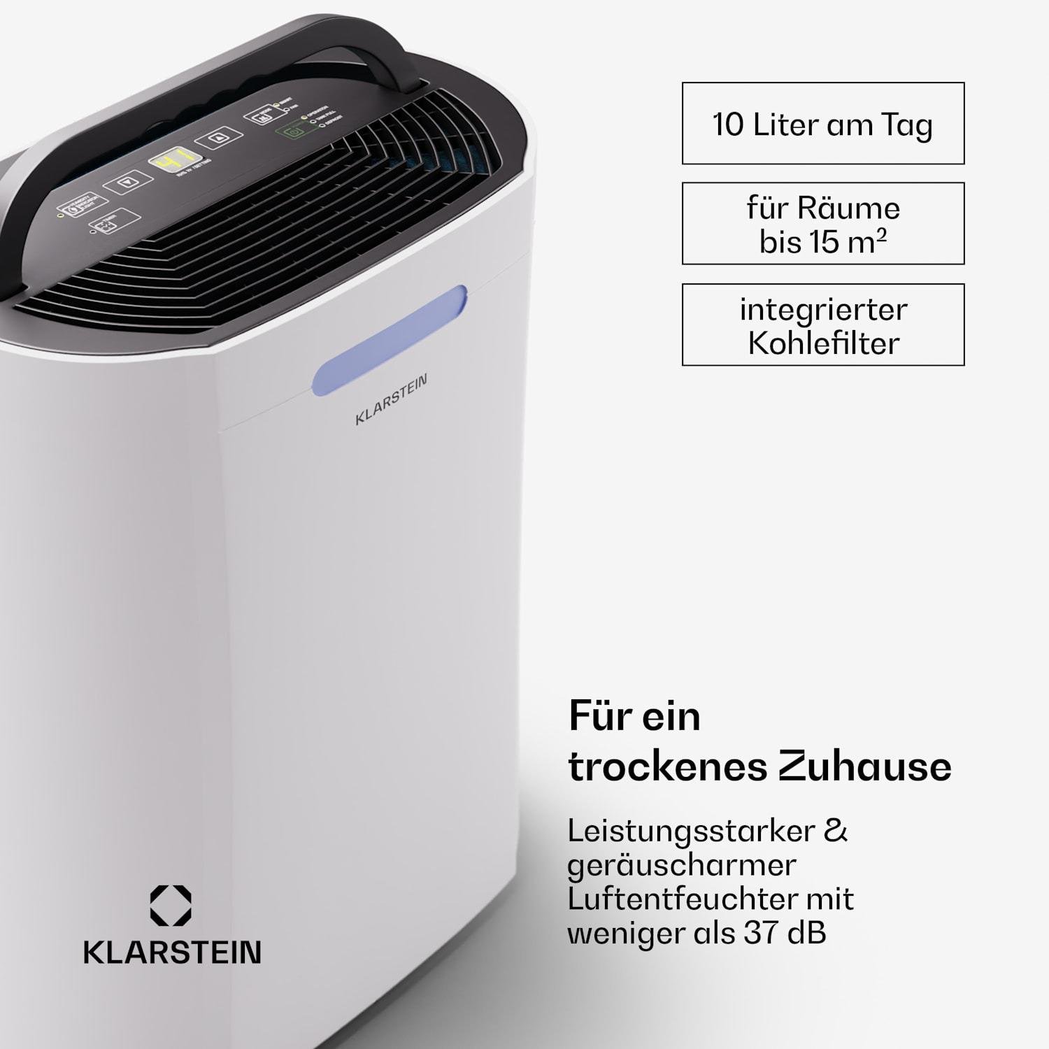 Осушитель воздуха KLARSTEIN AeroDry 10 (10045548) - фото 6 Осушитель воздуха KLARSTEIN AeroDry 10 (10045548) - фото 6