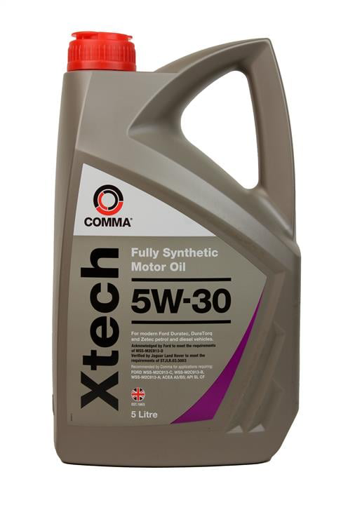 Моторное масло COMMA XTech 5W-30 A5/B5 SL/CF 5 л (XTC5L)