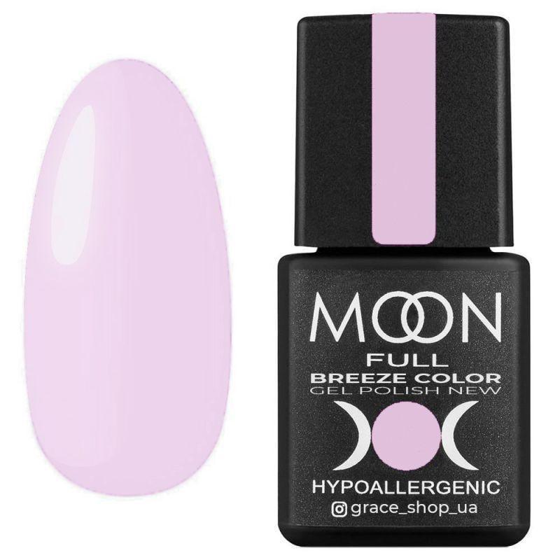 Гель-лак Moon Full Breeze color 8 мл №402 Зефирный светло-розовый эмаль