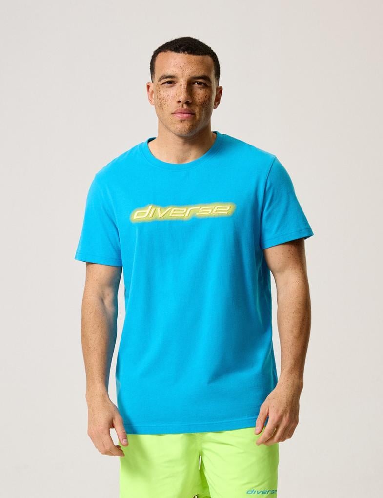 Футболка мужская Diverse Atl Neon 2ХL Голубой (5905384001054)