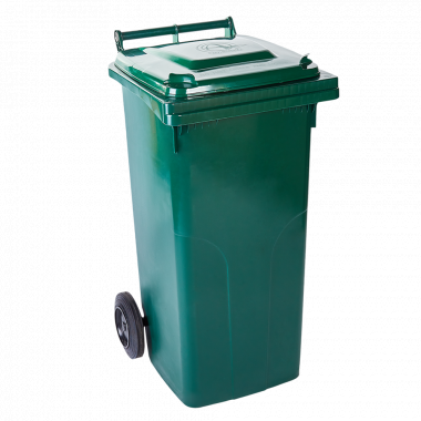 Контейнер для сміття ТПВ Алеана 240 л Зелений