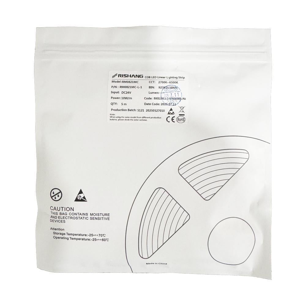 Светодиодная лента COB-560-IP20-WW/CWd-8-24 RM0821MC-L 2700K/6500K (17089) Светодиодная лента COB-560-IP20-WW/CWd-8-24 RM0821MC-L 2700K/6500K (17089)