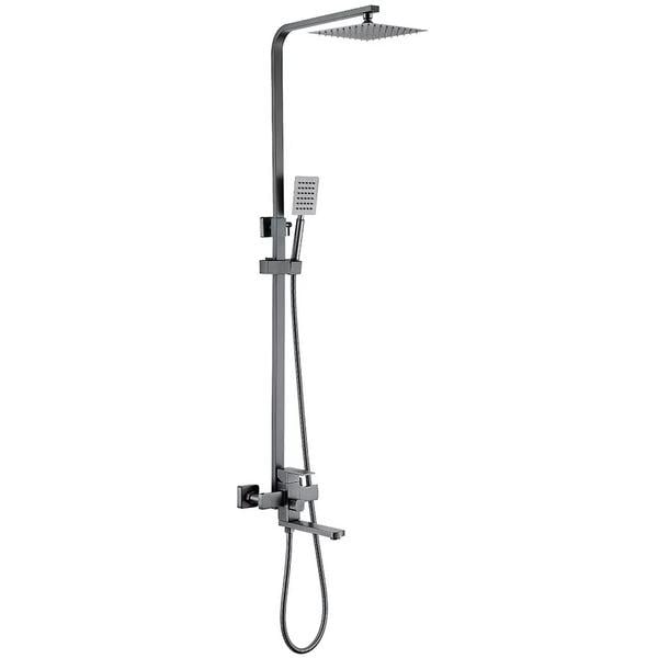 Душевая система со смесителем Wezer PRO16-02-GUNGREY Графитовый (175469)