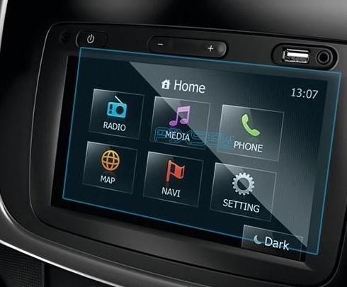 Защитное стекло Pixsel гибридное матовое на монитор Renault SANDERO STEPWAY-6,9" 2017