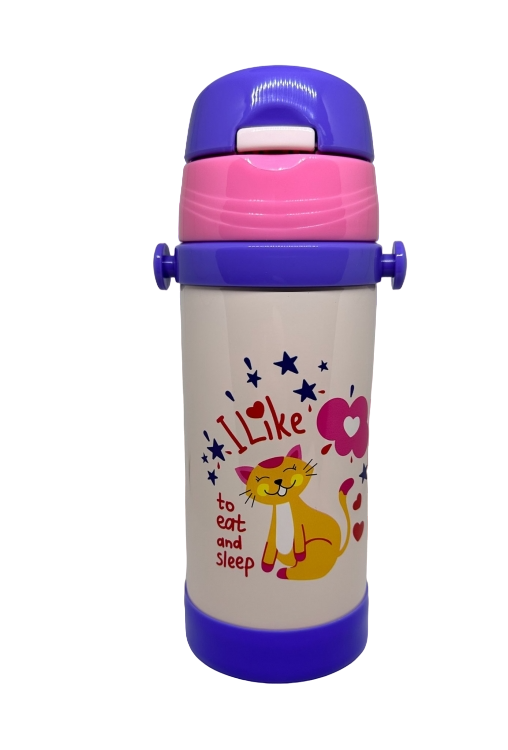 Термос дитячий з трубочкою A-Plus 320 мл (1778L)